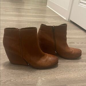 Kork-Ease Brown Ankle Booties